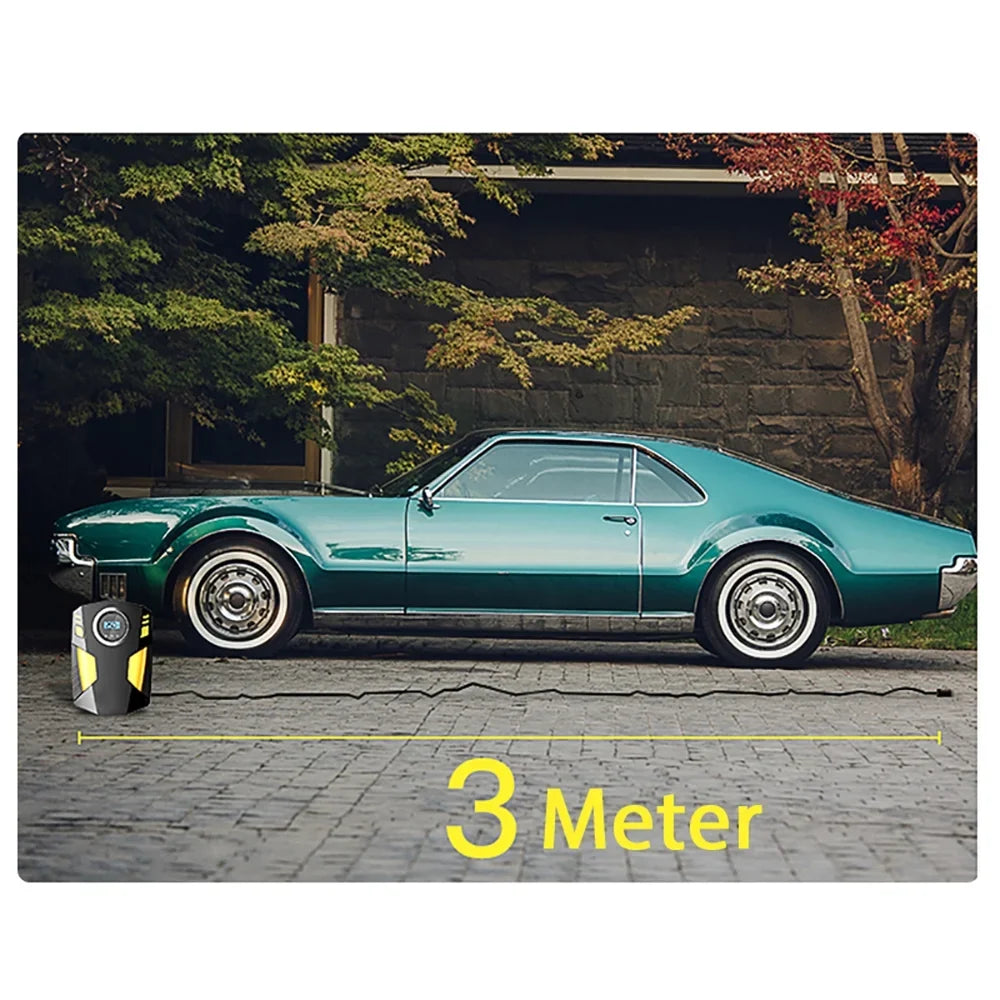 ammoon Digital Air Compressor for Car Auto Pump Portable Tire Inflator with  Light  12V, Fast Inflation & Accurate Reading