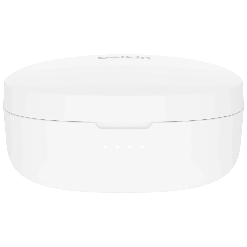 Belkin SoundForm™ Bolt, True Wireless Earbuds, Wireless Charging, IPX5 Sweat and Water Resistant, -C, Up to 28 Hours of Battery Life, iPhone, Galaxy, Pixel and More - White