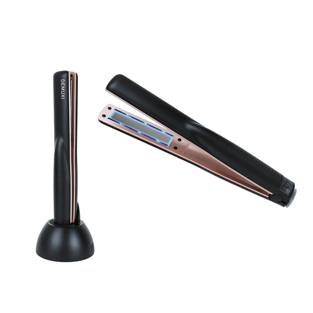 Ultrasonic Hair Care Iron, Professional Cold Iron Straightner, Recovers the Damaged Hair,  Wireless Portable