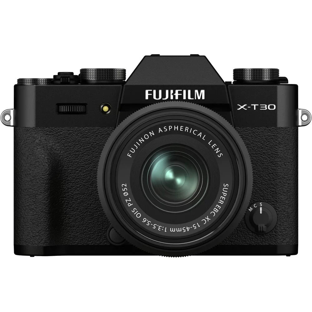 X-T30  Mirrorless Camera with  15-45mm   Lens Black - 7PC Bundle