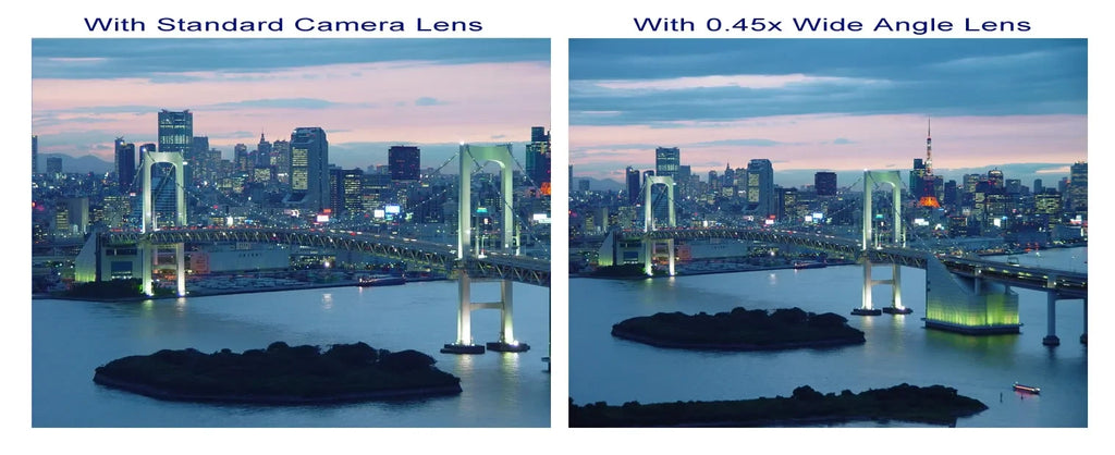 '-FM2AUS 0.45x Wide Angle Lens () Chrome Finish W/ Macro (Modification Style) Magnetic Type.