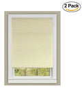 Achim Home Furnishings Honeycomb Pleated Cordless Window Shade, 30 by 64-Inch, Alabaster (Set of 2)
