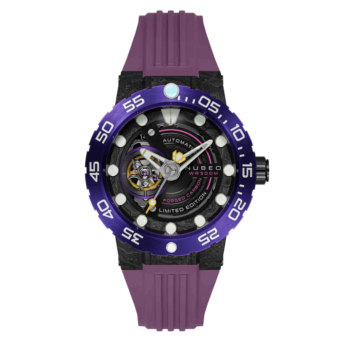 Nubeo Opportunity Automatic Forged Carbon Fiber Purple Limited Edition