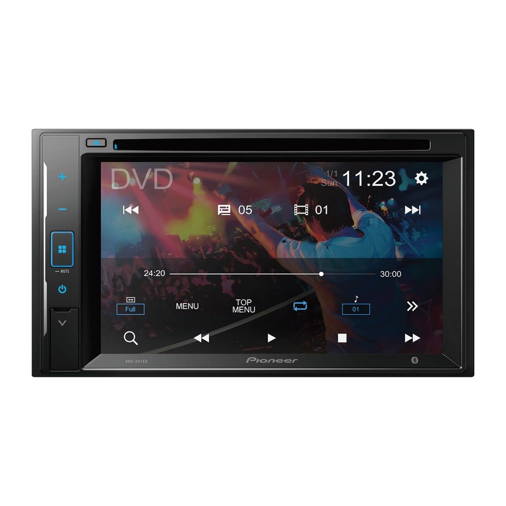 Pioneer 6.2  inch Resistive Touchscreen Back Up Camera Ready -  Receiver - Black