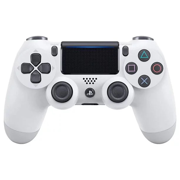 Pre-Owned Sony PlayStation 4 500GB Gaming Console White,  Cable 2 Controller With Cleaning Kit (Refurbished: Like New)
