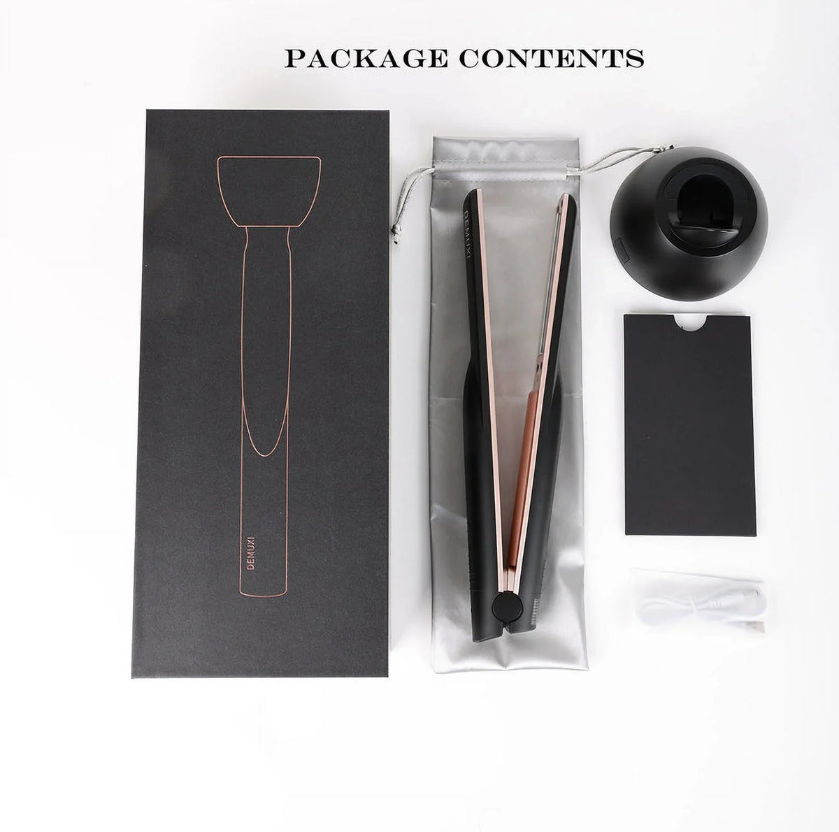 Ultrasonic Hair Care Iron, Professional Cold Iron Straightner, Recovers the Damaged Hair,  Wireless Portable