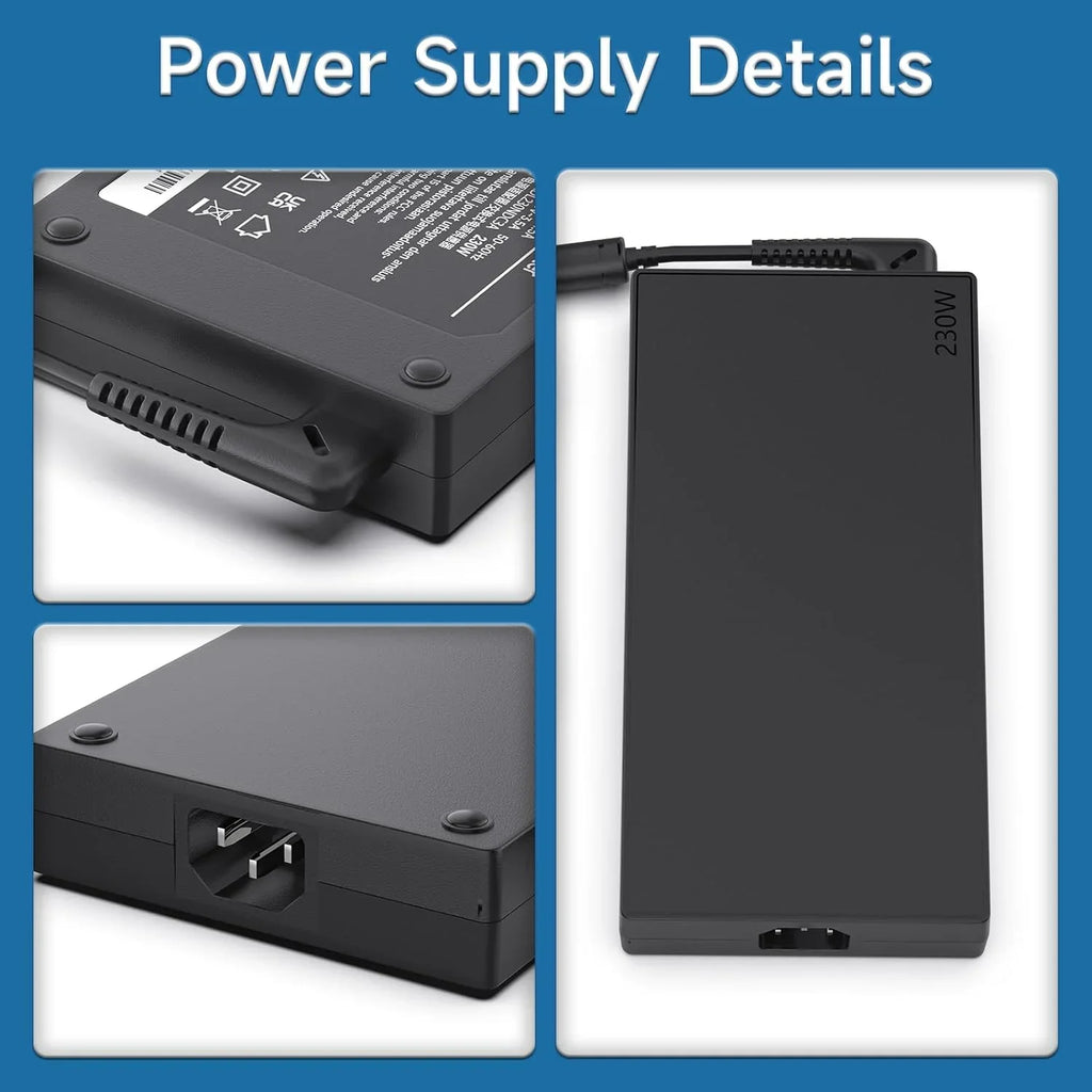 20V 11.5A 230w  Adapter for Lenovo Legion Y7000 Y7000P Y9000K Y520 Y520-15 R720 Y92, : ADL230NLC3A 01FR046
