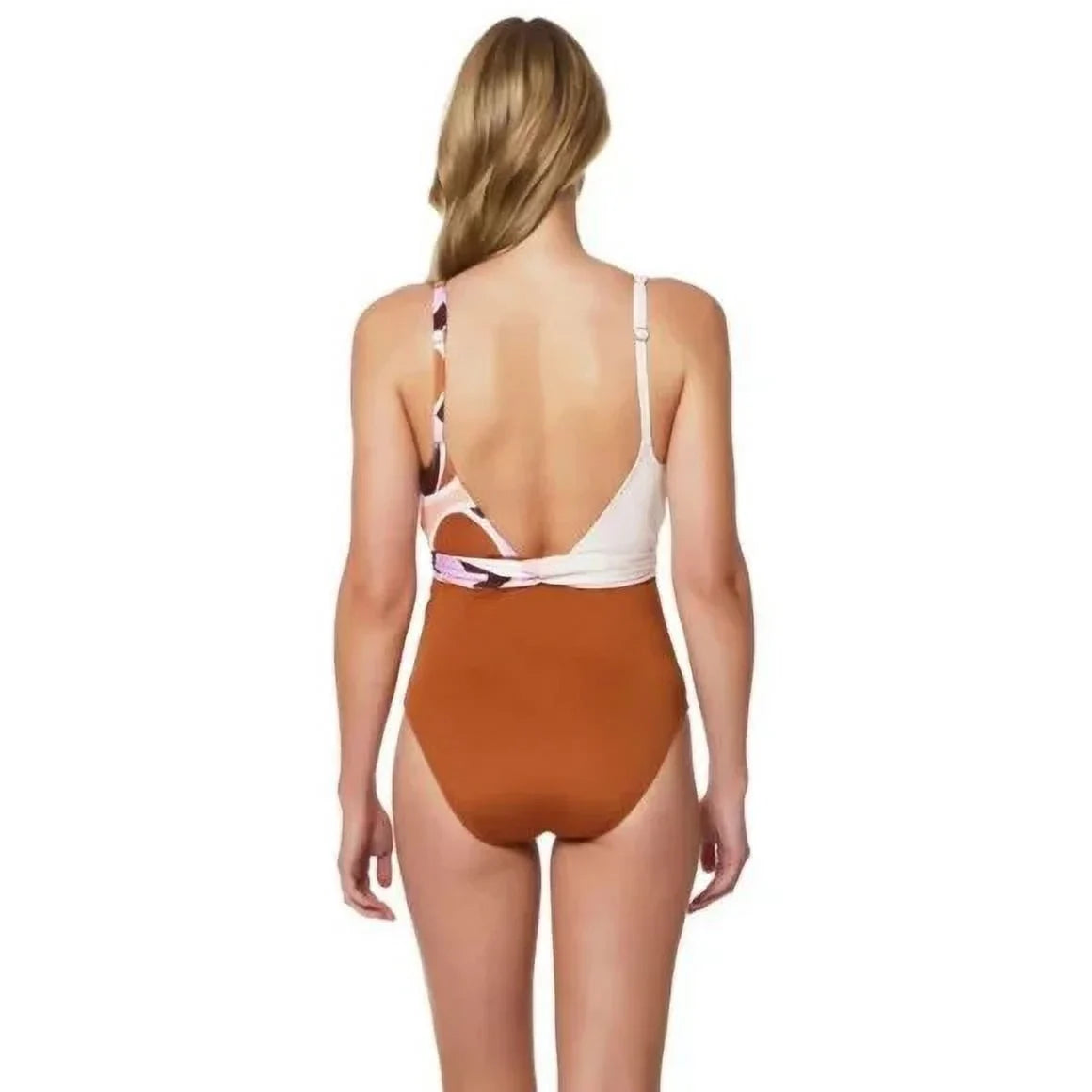 Sanctuary  Nuveau Tie-Front Plunge One-Piece Swimsuit,  X-Large