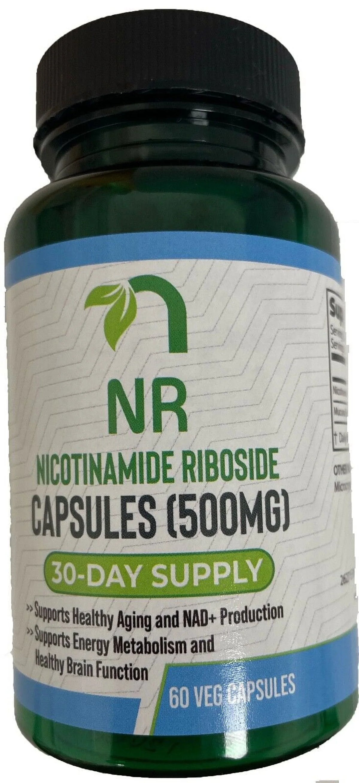 '- Nicotinamide Riboside 500mg (60 Veg Capsules) + Booster