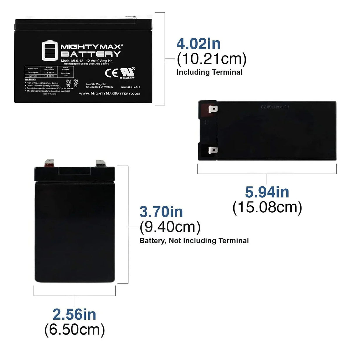 12V 9Ah  Battery Replaces Merida  500 Electric Bike - 10 Pack