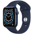 Pre-Owned Apple Watch Series 6 44mm  - Blue Aluminum Case - Navy Sport Band (2020) - Fair