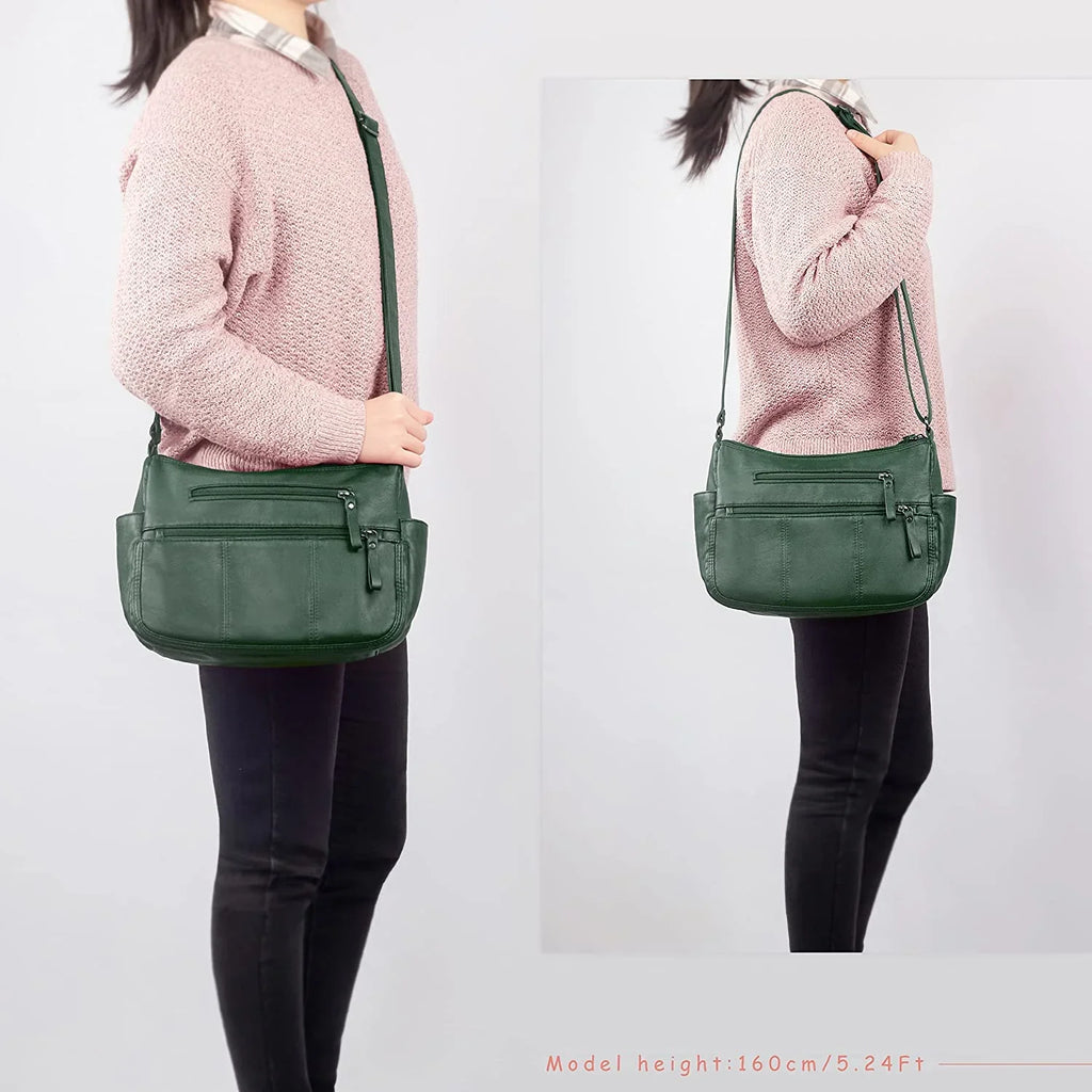Purses for Women Soft  Leather Shoulder Bag Ladies Crossbody Purse and handbags Lightweight Pocketbook