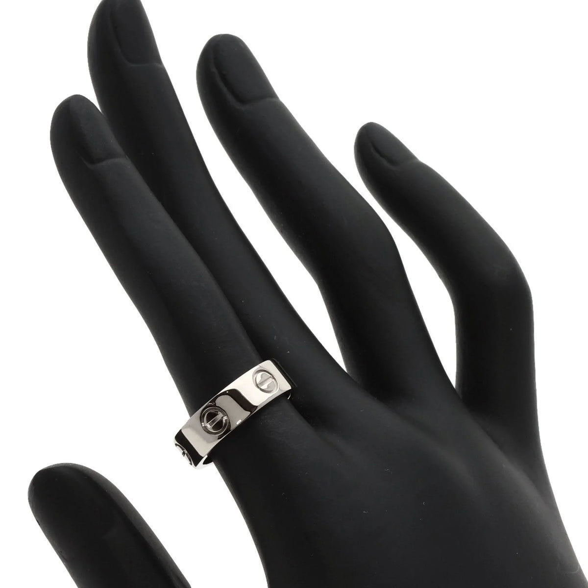 Pre-Owned Cartier Love Ring #51 Ring, 18K White Gold, Women's,  (Good)