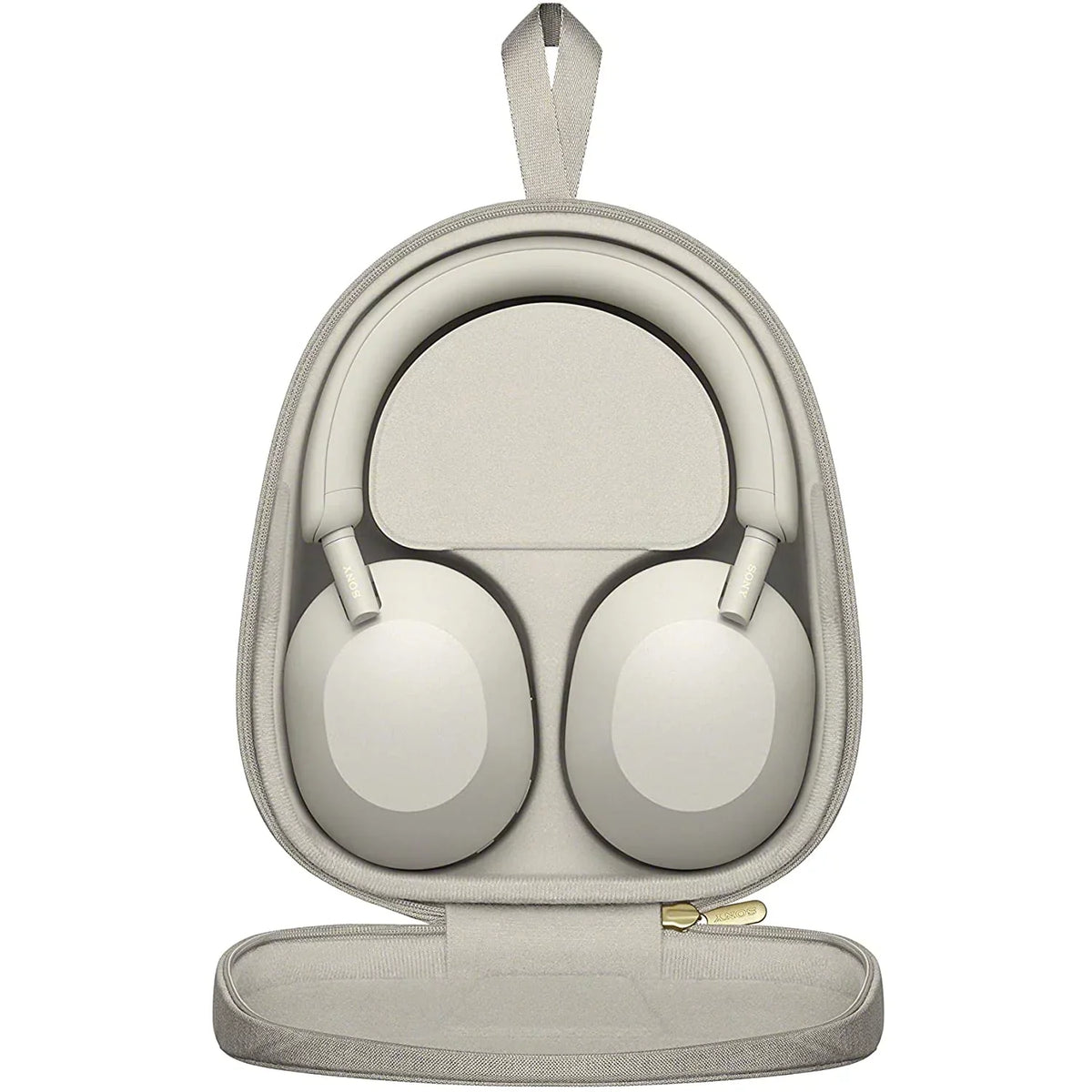Sony -1000XM5 Wireless Noise Canceling Headphones (Silver) Pro Stand Kit