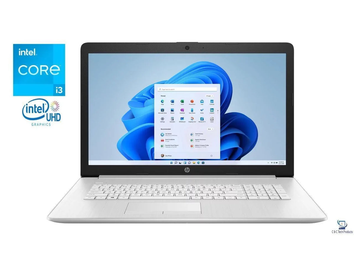 17.3" + 1600 x 900 Notebook,11th Gen Intel Core i3-1115G4 Processor,8GB DDR4 ,1TB ,Intel  Graphics,Wifi-, Bluetooth,,,Windows 11 Pro