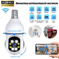 Kepeak WiFi  Bulb Security Camera, Home Cameras with Motion Detection, Clear Vision