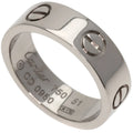 Pre-Owned Cartier Love Ring #51 Ring, 18K White Gold, Women's,  (Good)
