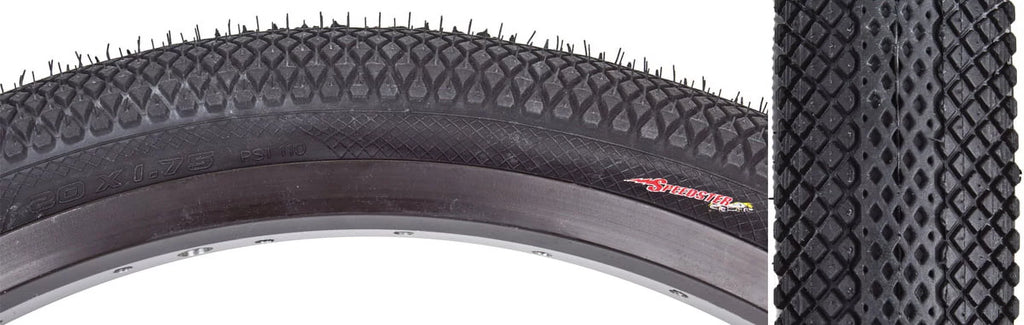 Vee Tire Co. Speedster  Tire: 20" x 1.75" Folding Bead Black