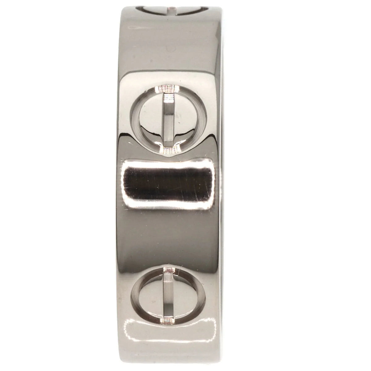 Pre-Owned Cartier Love Ring #51 Ring, 18K White Gold, Women's,  (Good)