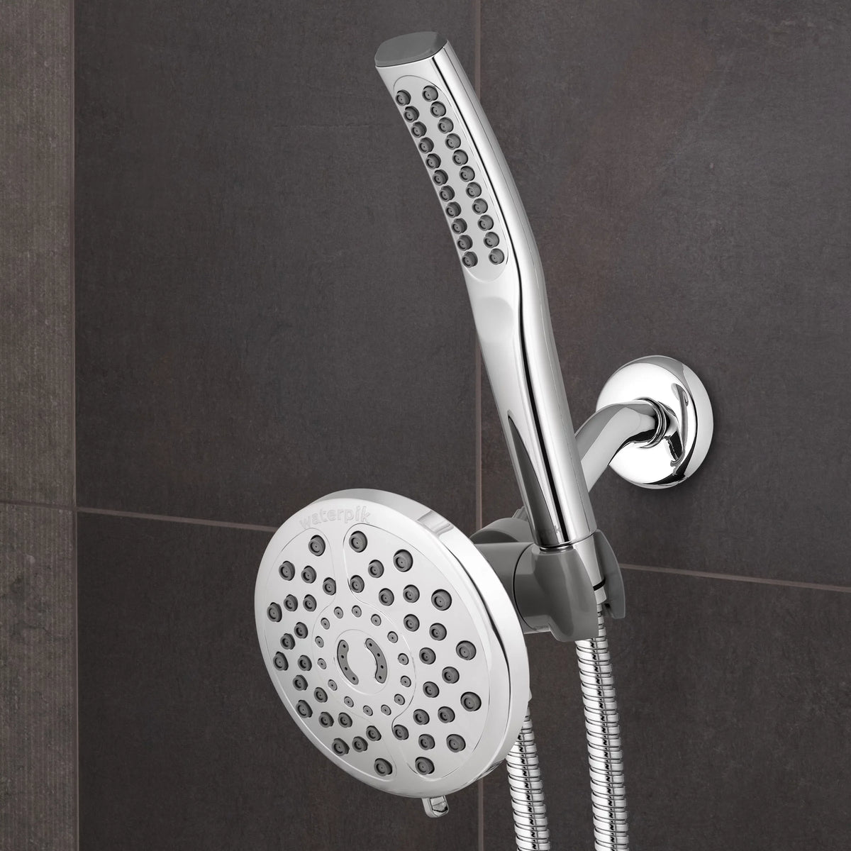 Waterpik PowerWand Spa Combo Shower with PowerPulse Massage, Chrome, -633E--183ME