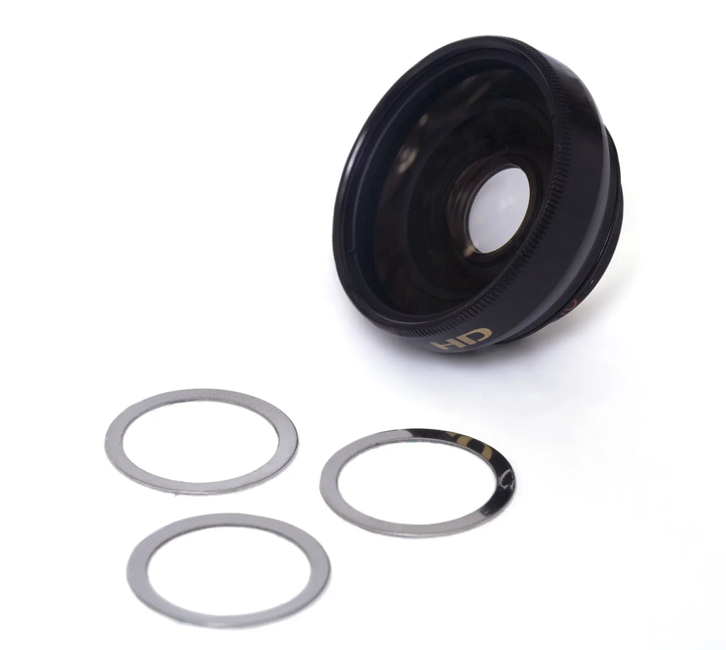 '-FM2BUS 0.45x Wide Angle Lens () Chrome Finish W/ Macro (Modification Style) Magnetic Type.